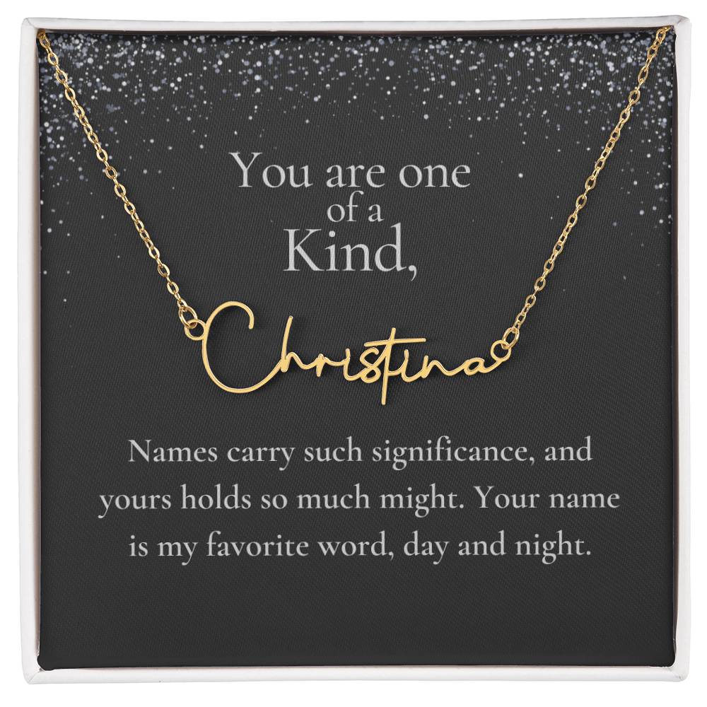 Personalized Name Necklace - Made in the USA