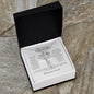To My Daughter Catholic CZ Cross Necklace