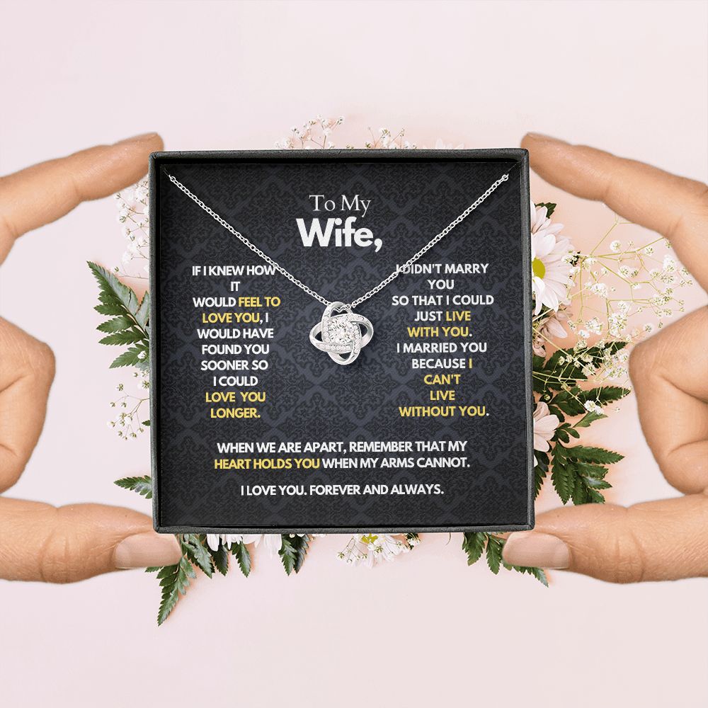 To My Wife - Heart Holds You - Necklace