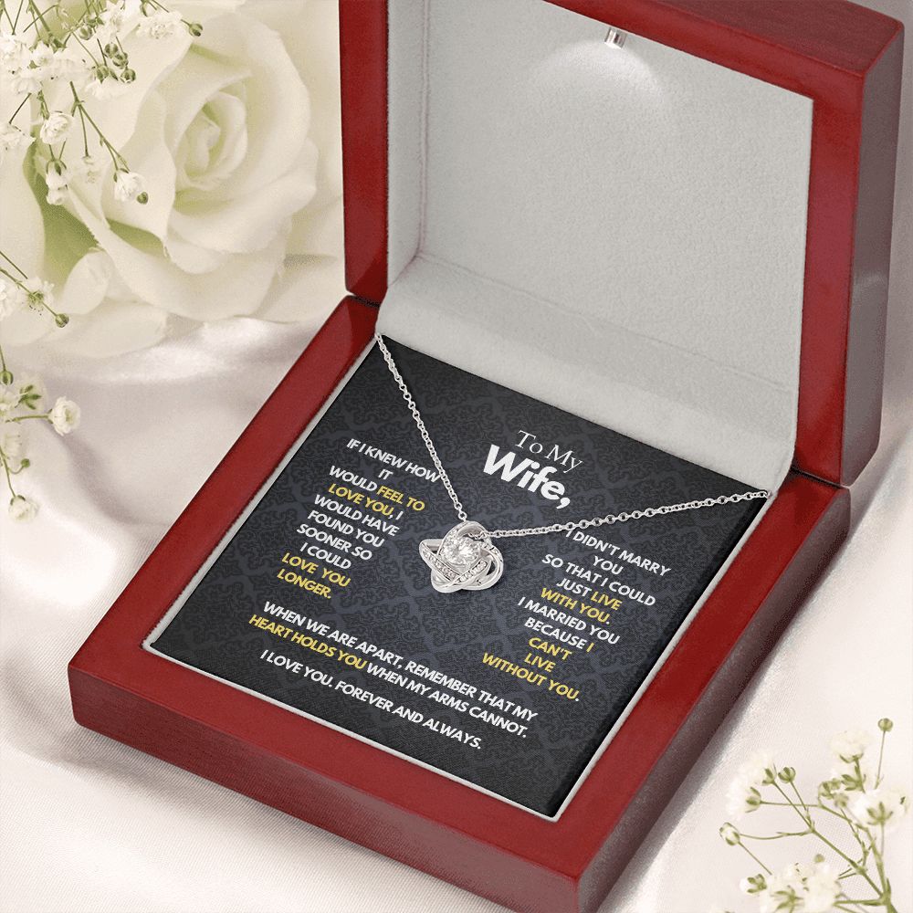 To My Wife - Heart Holds You - Necklace