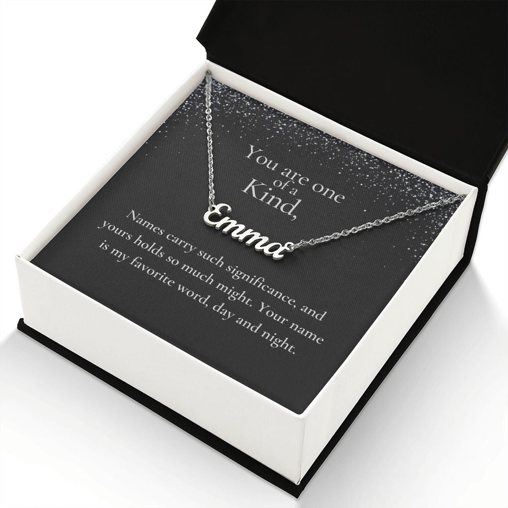 One of a Kind - Cursive Name Necklace