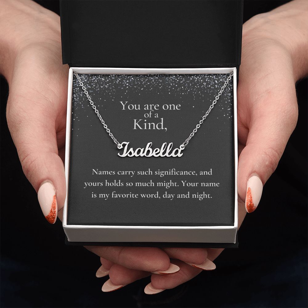 One of a Kind - Cursive Name Necklace