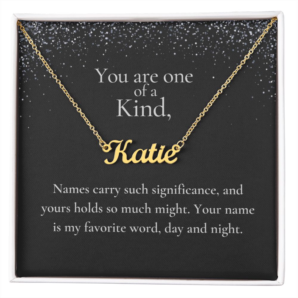 One of a Kind - Cursive Name Necklace