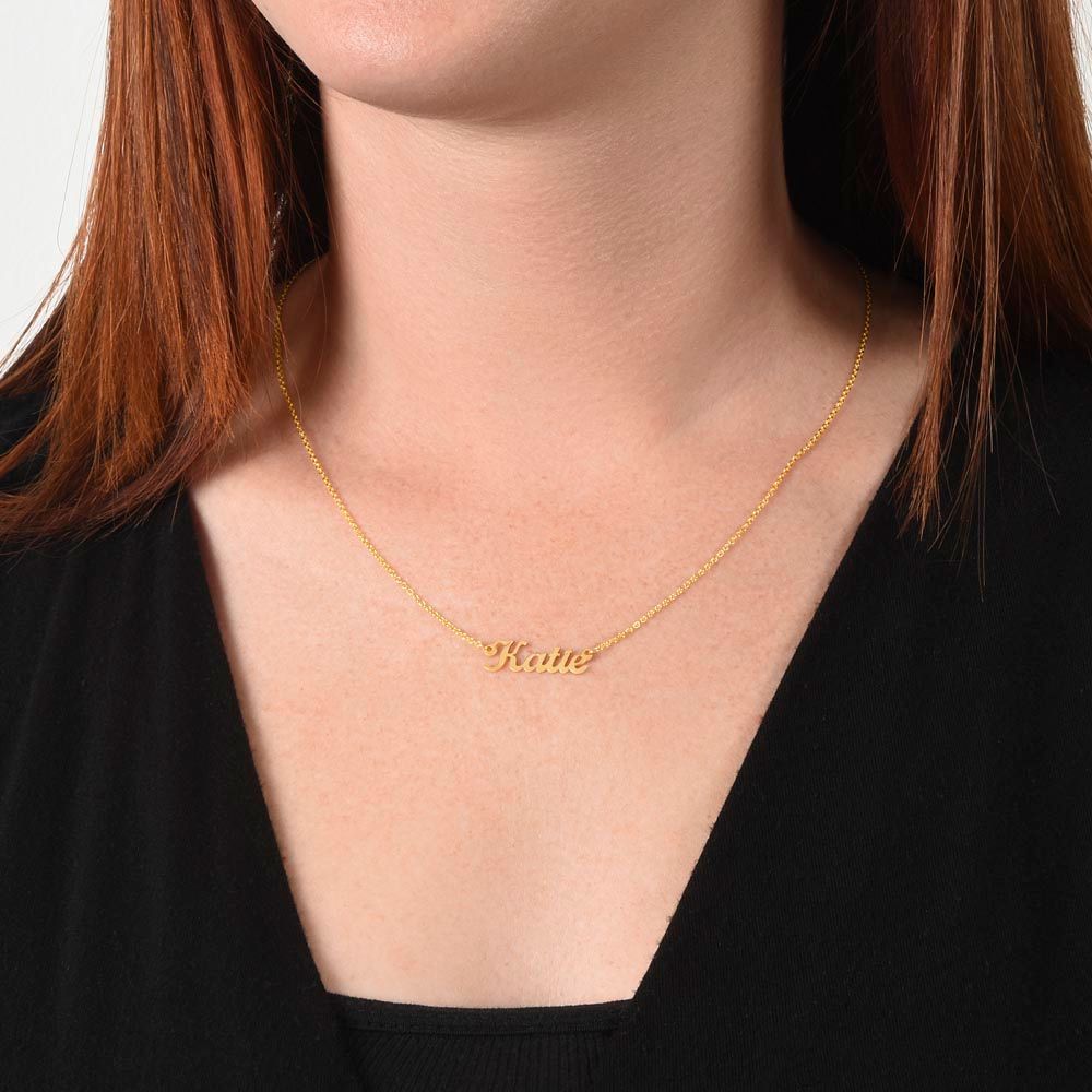 One of a Kind - Cursive Name Necklace