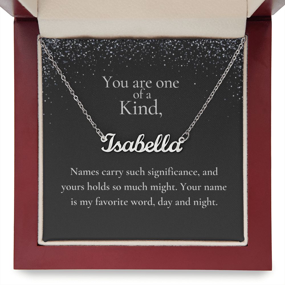 One of a Kind - Cursive Name Necklace