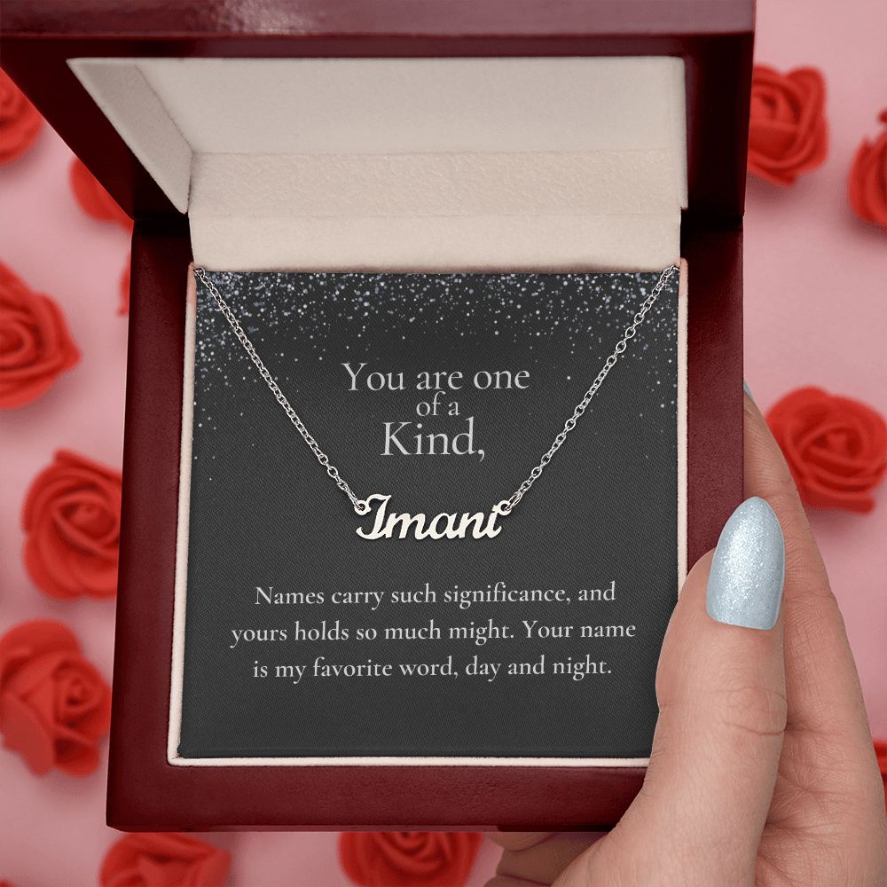 One of a Kind - Cursive Name Necklace