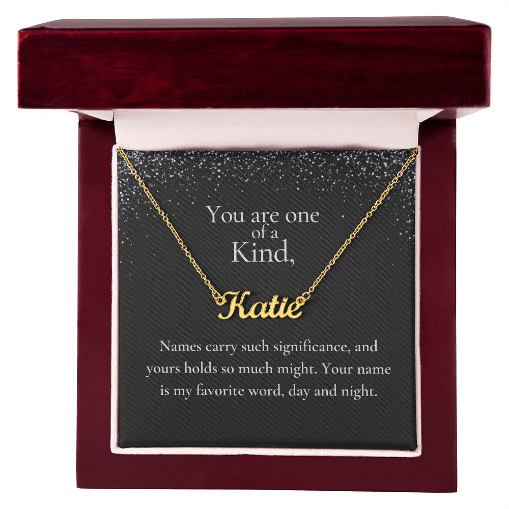 One of a Kind - Cursive Name Necklace